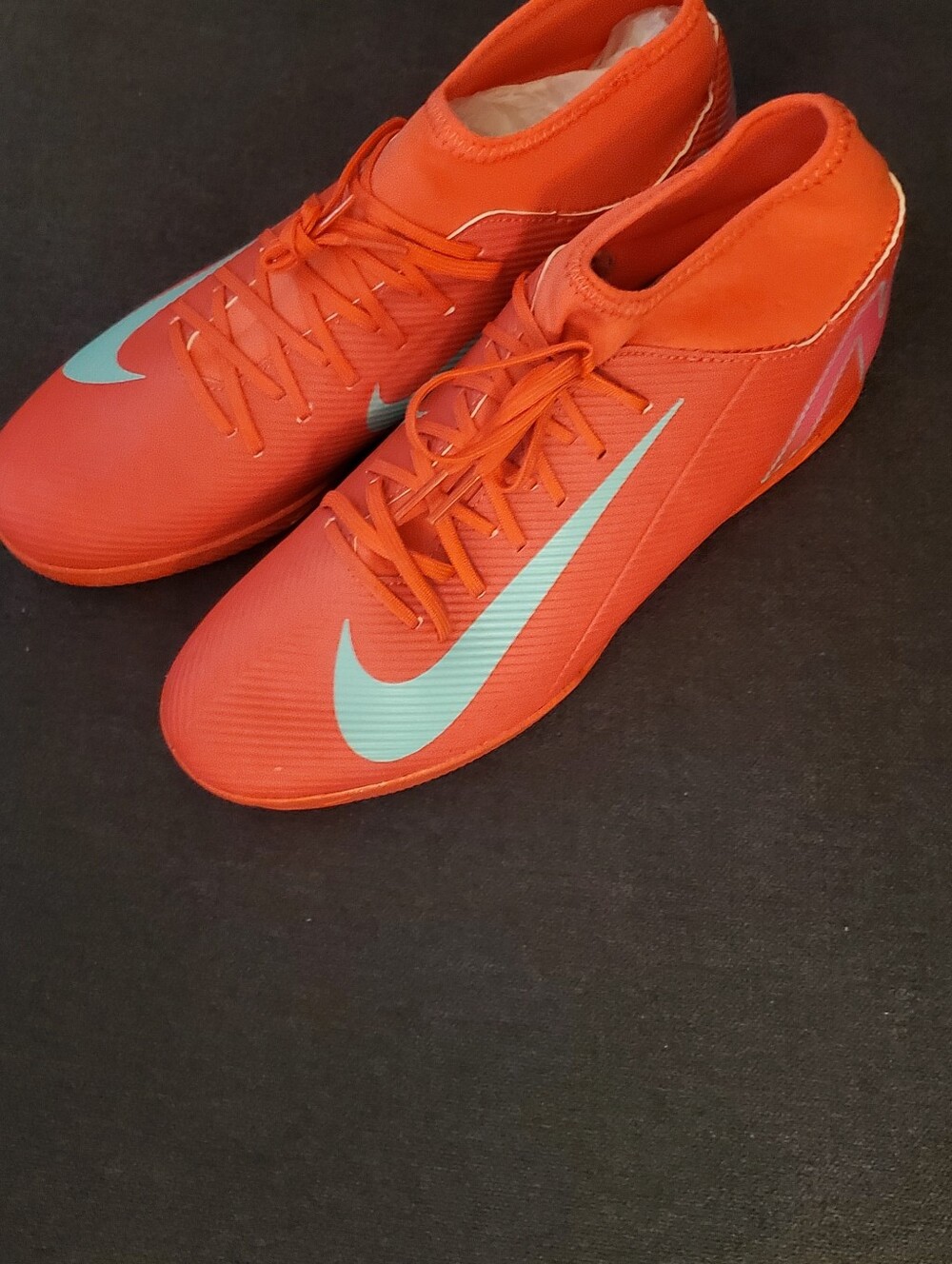 Nike Mercurial Superfly 10 Club IC Mad Energy Shoes Ember Glow/Aurora Green